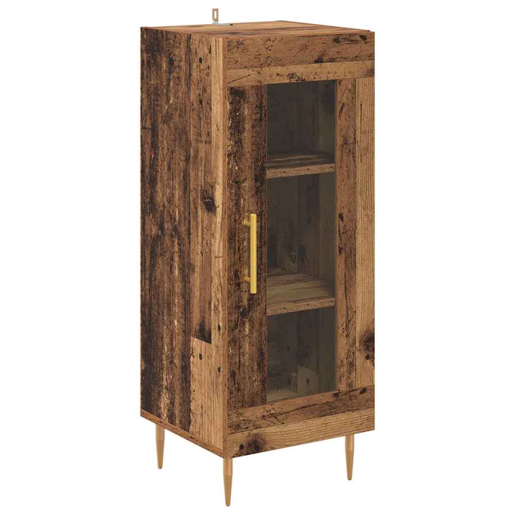 vidaXL Highboard 2 pcs Παλιό Ξύλο Επεξεργασμένο ξύλο
