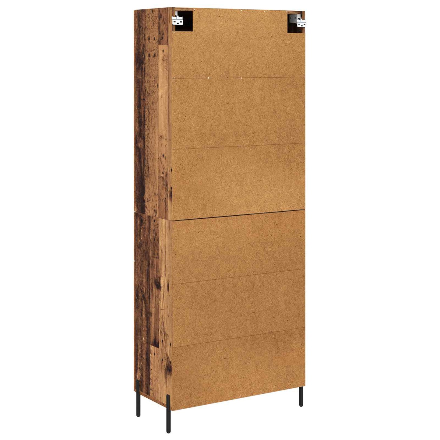 vidaXL Highboard 2 pcs Παλιό Ξύλο Επεξεργασμένο ξύλο