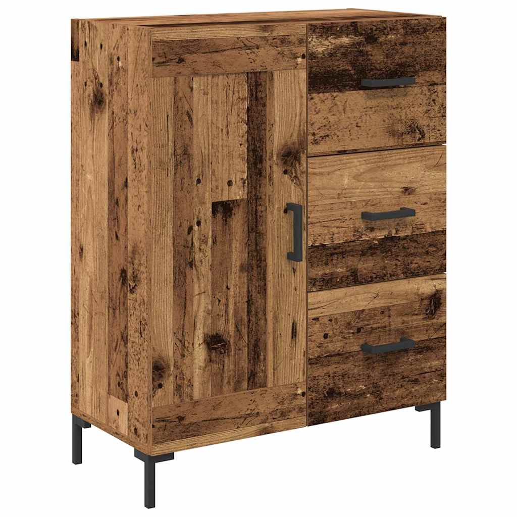 vidaXL Highboard Παλιό Ξύλο 69,5 x 34 x 180 εκ. Επεξεργασμένο ξύλο