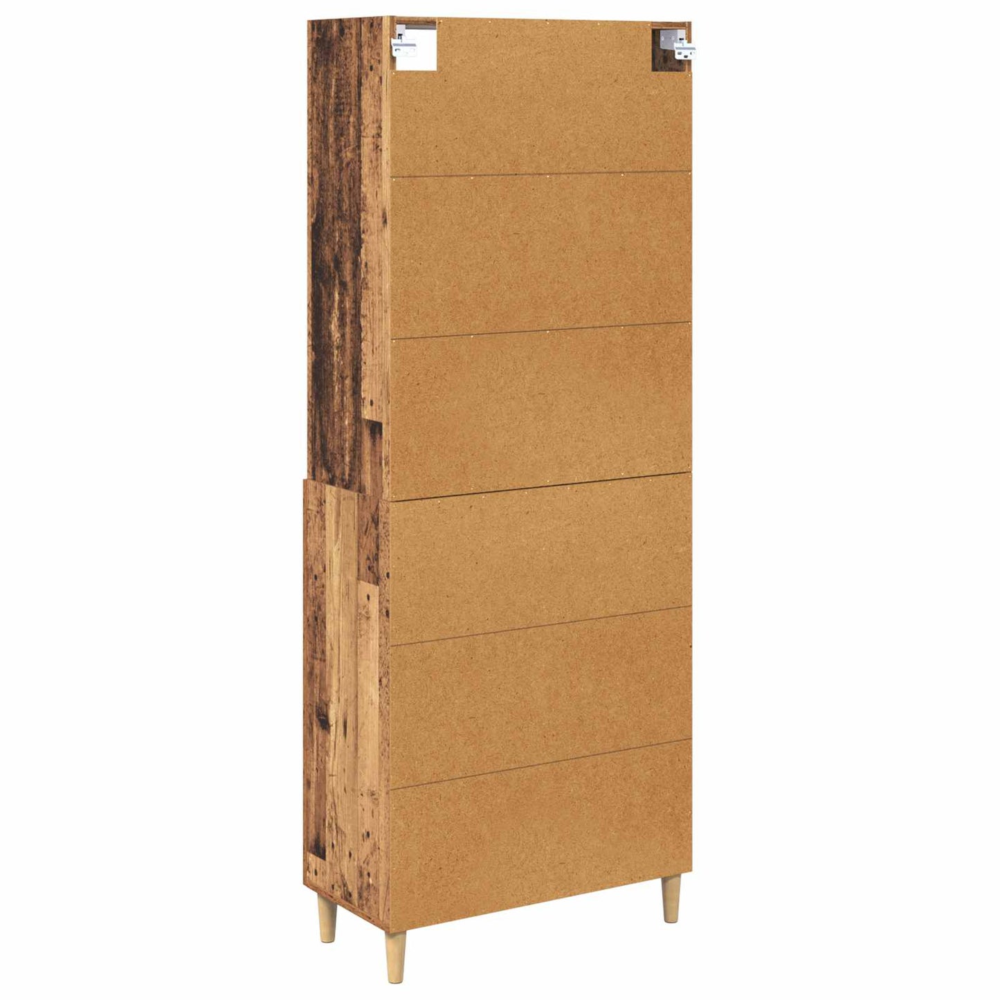 vidaXL Highboard Παλιό Ξύλο 69,5 x 32,5 x 180 εκ Επεξεργασμένο ξύλο