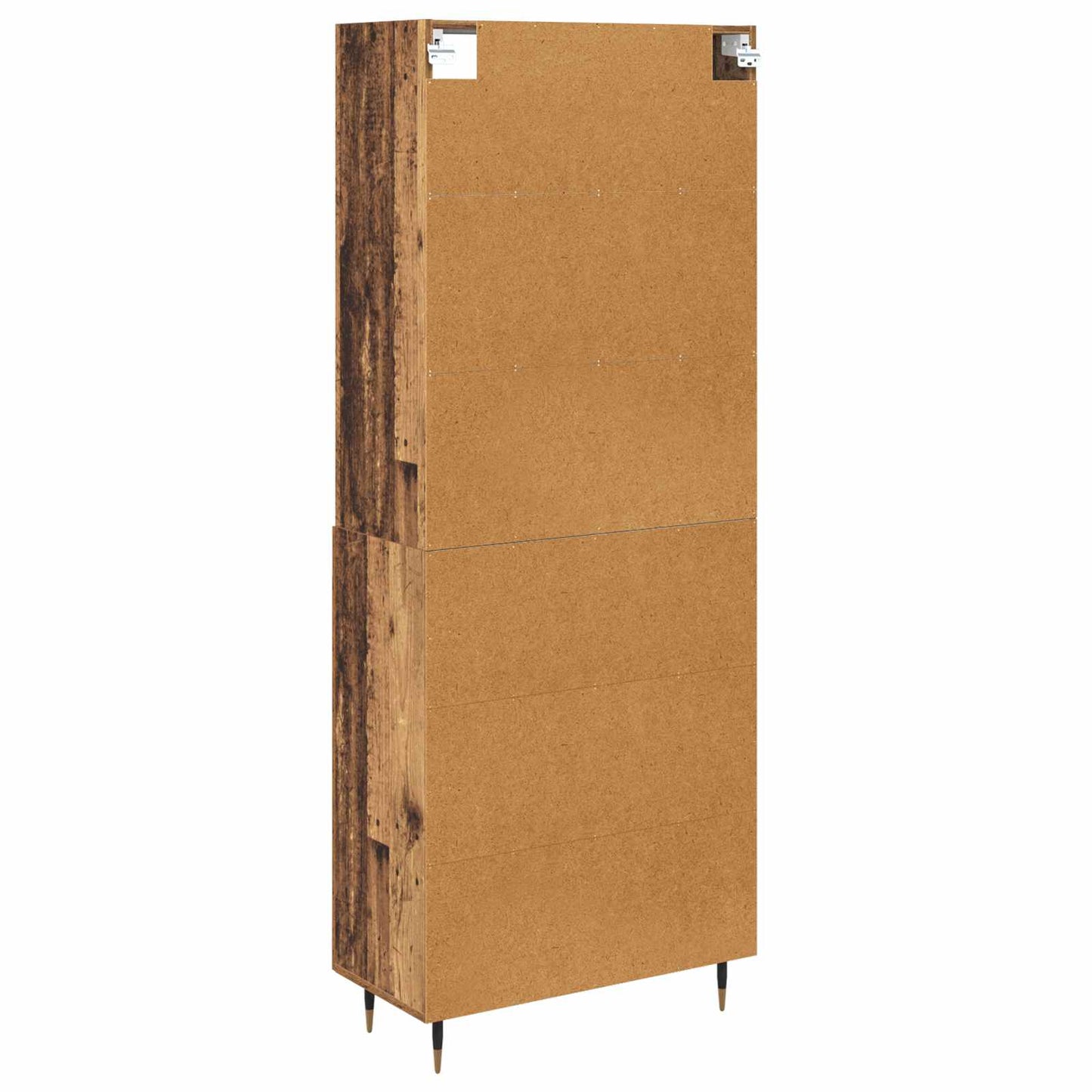 vidaXL Highboard Παλιό Ξύλο 69,5 x 34 x 180 εκ. Επεξεργασμένο ξύλο