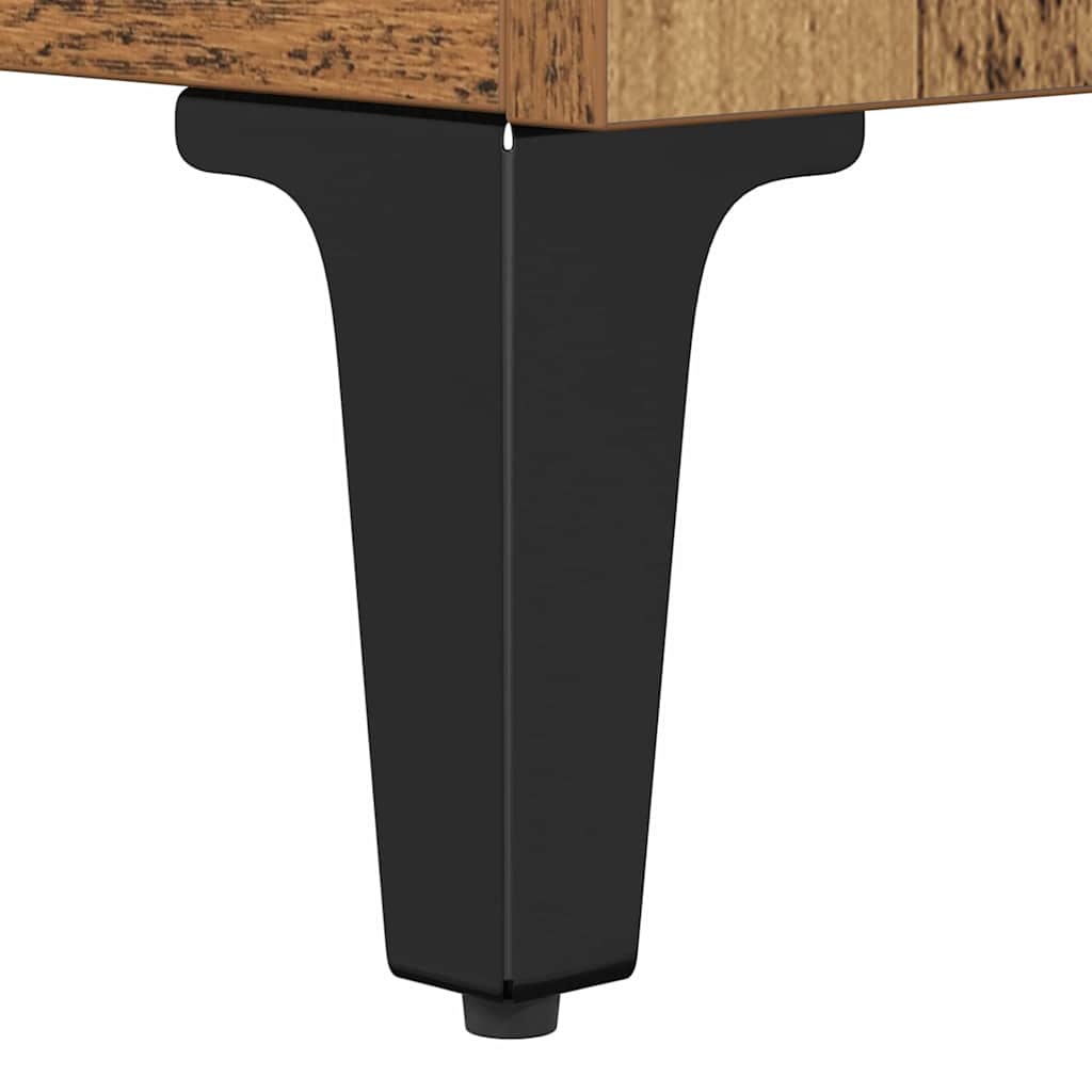 vidaXL Highboard Παλιό Ξύλο 69,5 x 34 x 180 εκ. Επεξεργασμένο ξύλο