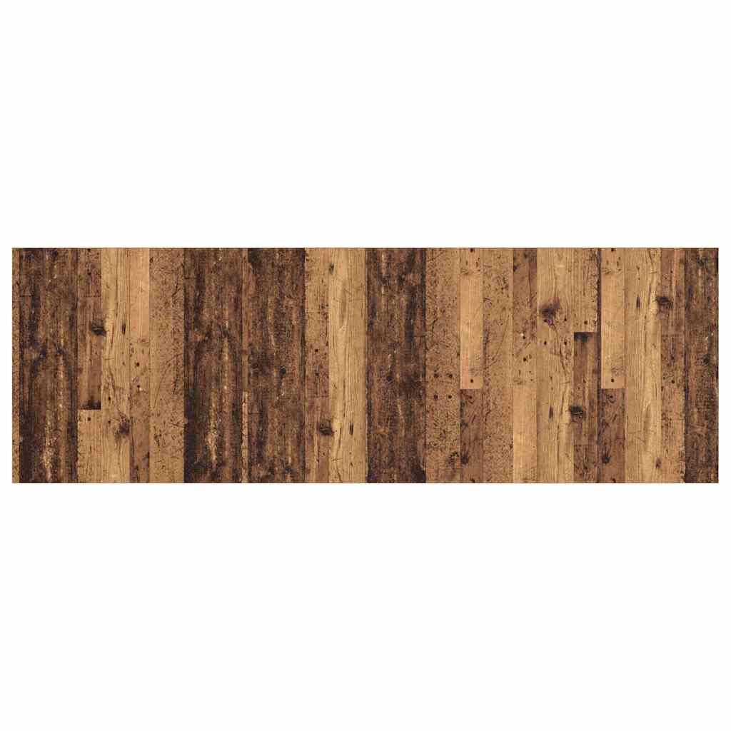 vidaXL Κεφαλή κρεβατιού με κομοδίνο με συρτάρι 3 pcs Παλιό Ξύλο