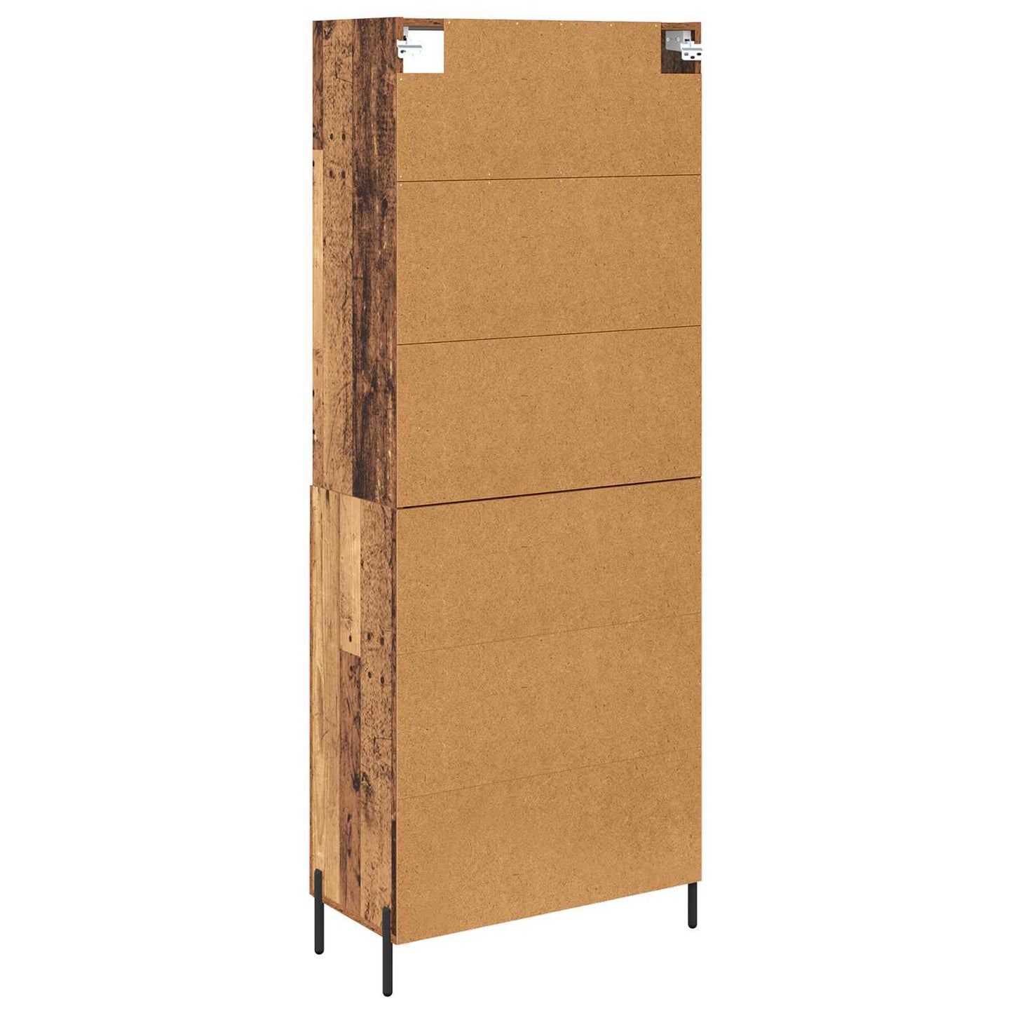 vidaXL Highboard Παλιό Ξύλο 69,5 x 32,5 x 180 εκ Επεξεργασμένο ξύλο