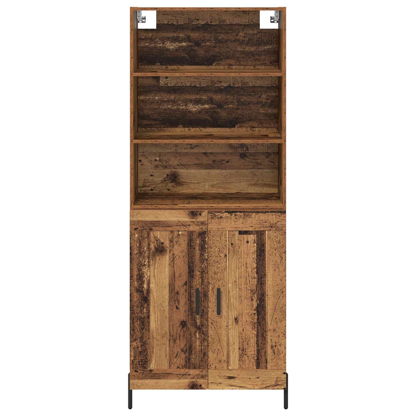 vidaXL Highboard Παλιό Ξύλο 69,5 x 32,5 x 180 εκ Επεξεργασμένο ξύλο