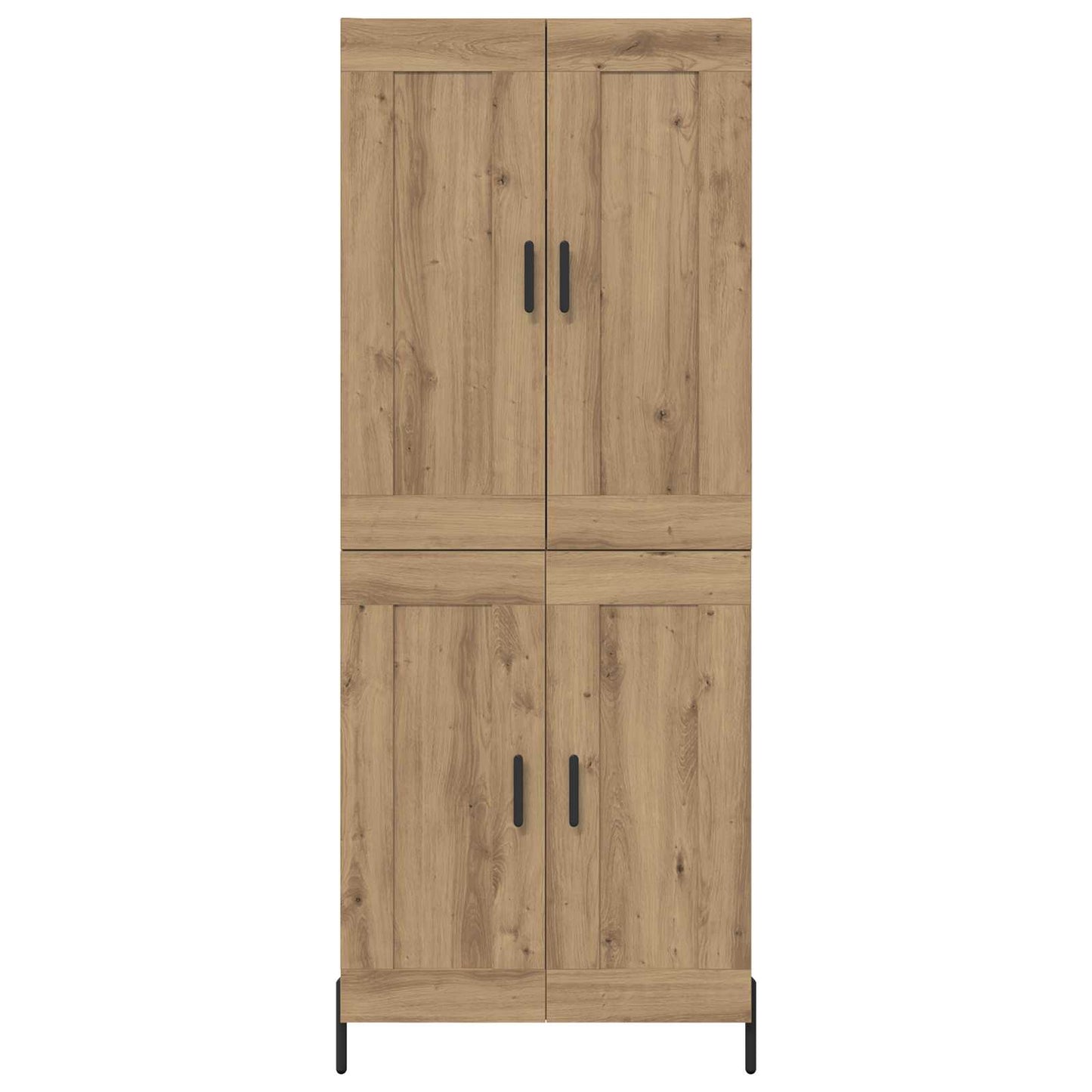 vidaXL Highboard 2 pcs Artisan Oak Επεξεργασμένο ξύλο