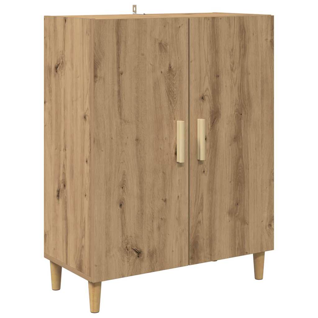 vidaXL Highboard artisan δρυς 69,5 x 34 x 180 εκ. Επεξεργασμένο ξύλο