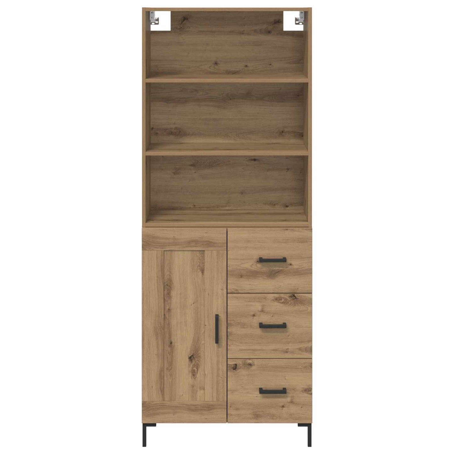vidaXL Highboard Artisan Oak 69,5 x 34 x 180 εκ. Επεξεργασμένο ξύλο