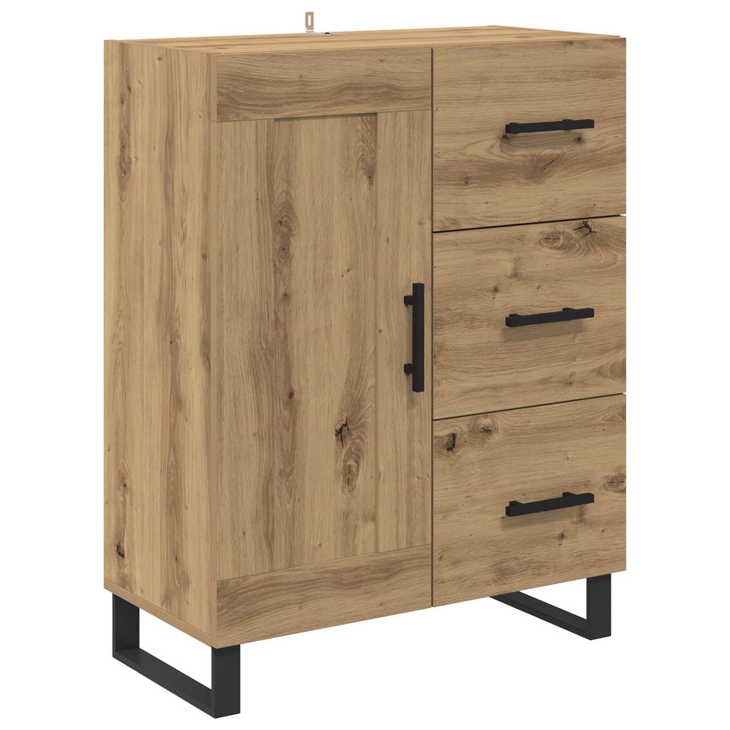 vidaXL Highboard Artisan Oak 69,5 x 34 x 180 εκ. Επεξεργασμένο ξύλο