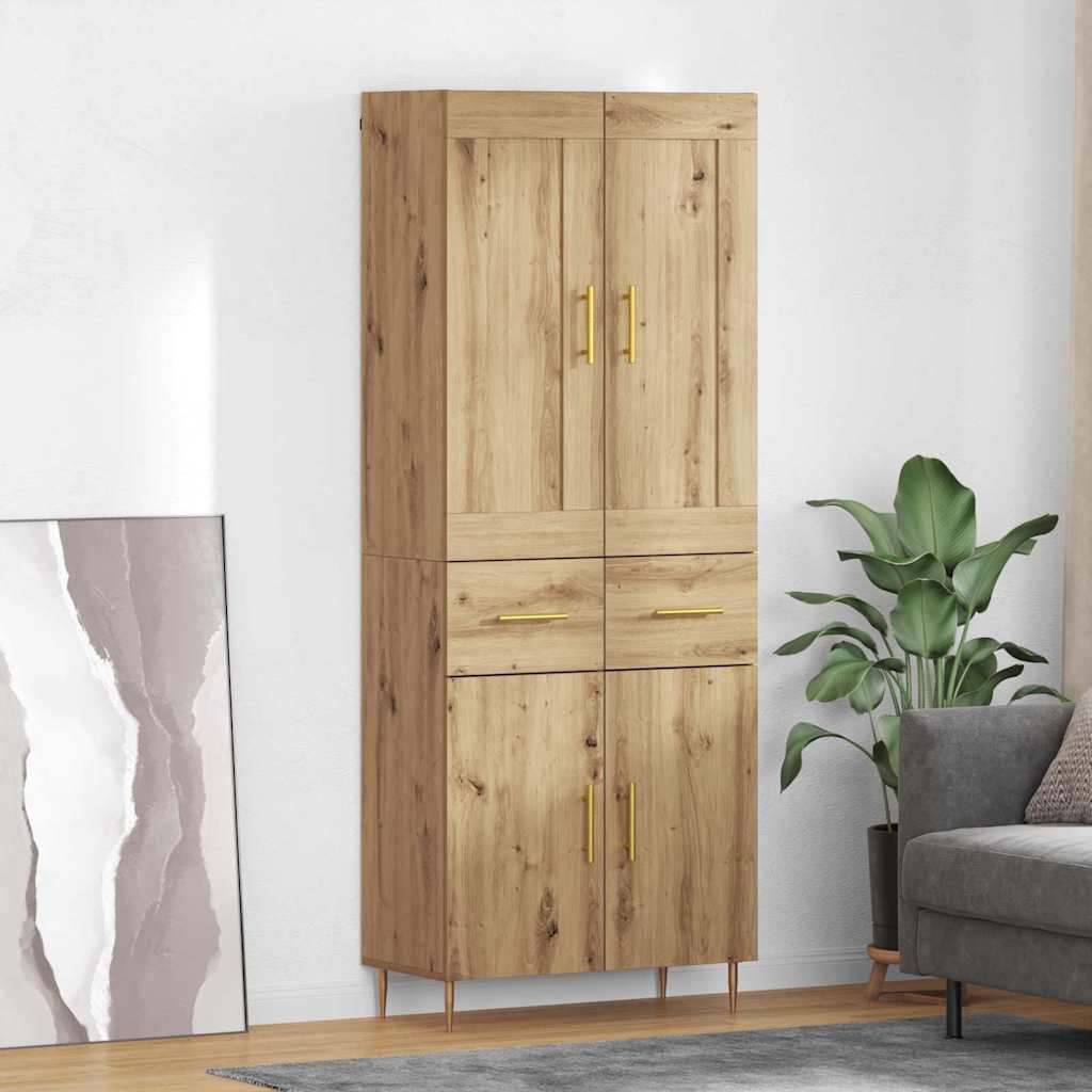 Highboard Artisan Oak 69,5 x 34 x 180 εκ. Επεξεργασμένο ξύλο