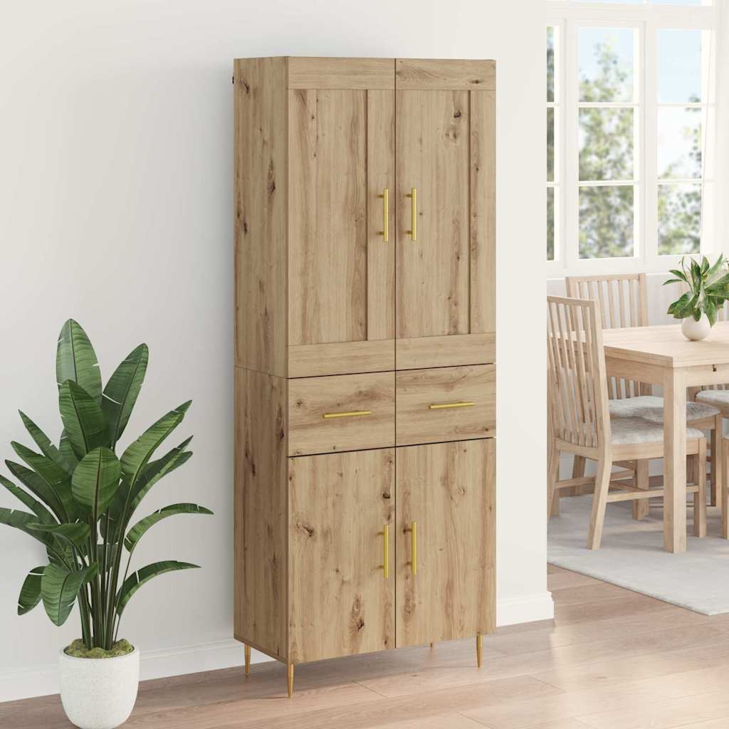 Highboard Artisan Oak 69,5 x 34 x 180 εκ. Επεξεργασμένο ξύλο