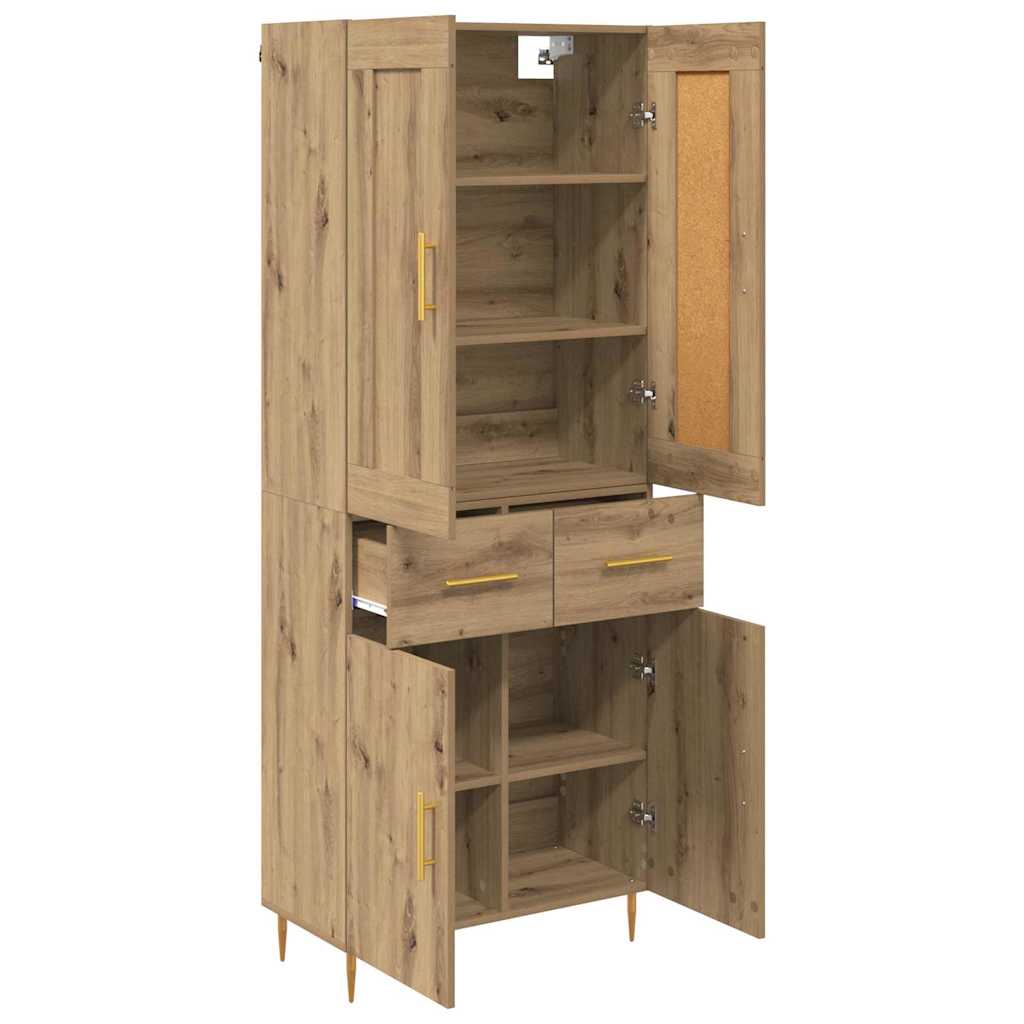 Highboard Artisan Oak 69,5 x 34 x 180 εκ. Επεξεργασμένο ξύλο