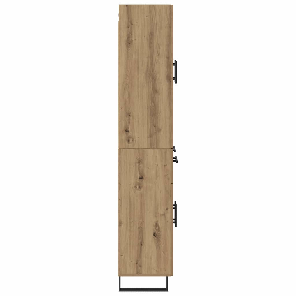 vidaXL Highboard Artisan Oak 69,5 x 34 x 180 εκ. Επεξεργασμένο ξύλο