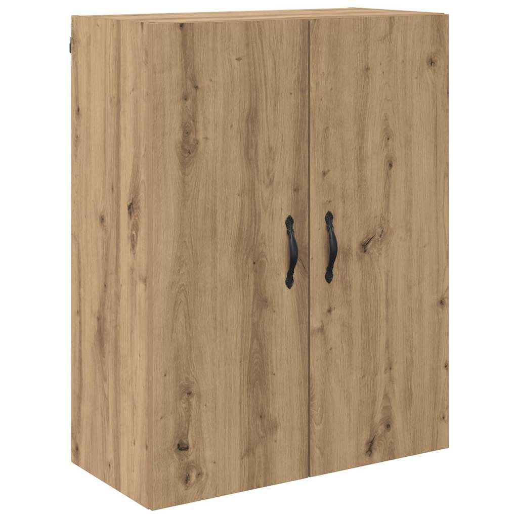 vidaXL Highboard 2 pcs Artisan Oak Μηχανική ξυλεία και γυαλί