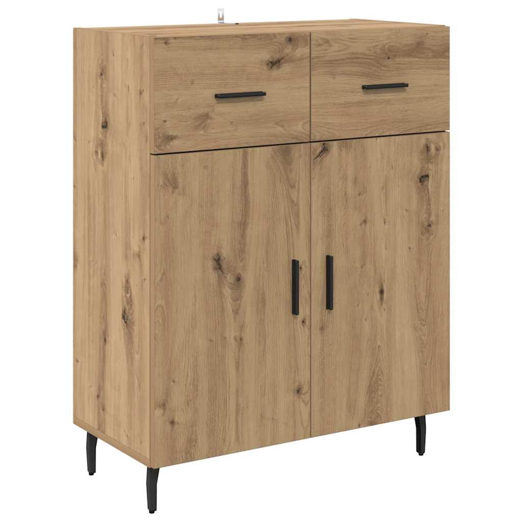 vidaXL Highboard με συρτάρι Artisan Oak 69,5 x 34 x 180 εκ.