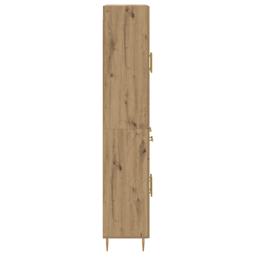vidaXL Highboard Artisan Oak 69,5 x 34 x 180 εκ. Επεξεργασμένο ξύλο