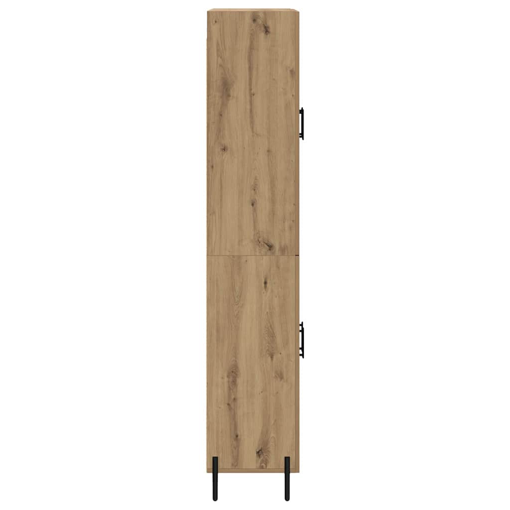 vidaXL Highboard Artisan Oak 69,5 x 34 x 180 εκ. Επεξεργασμένο ξύλο