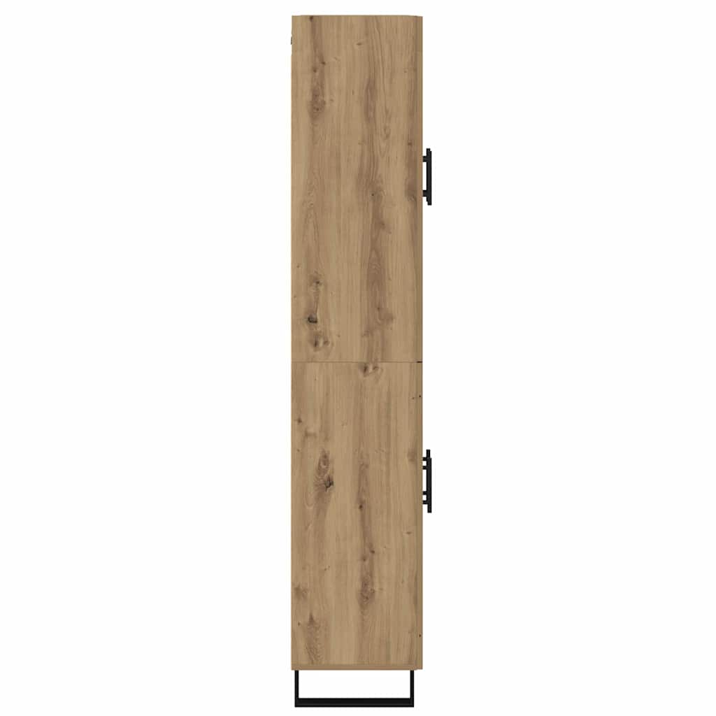 vidaXL Highboard Artisan Oak 69,5 x 34 x 180 εκ. Επεξεργασμένο ξύλο