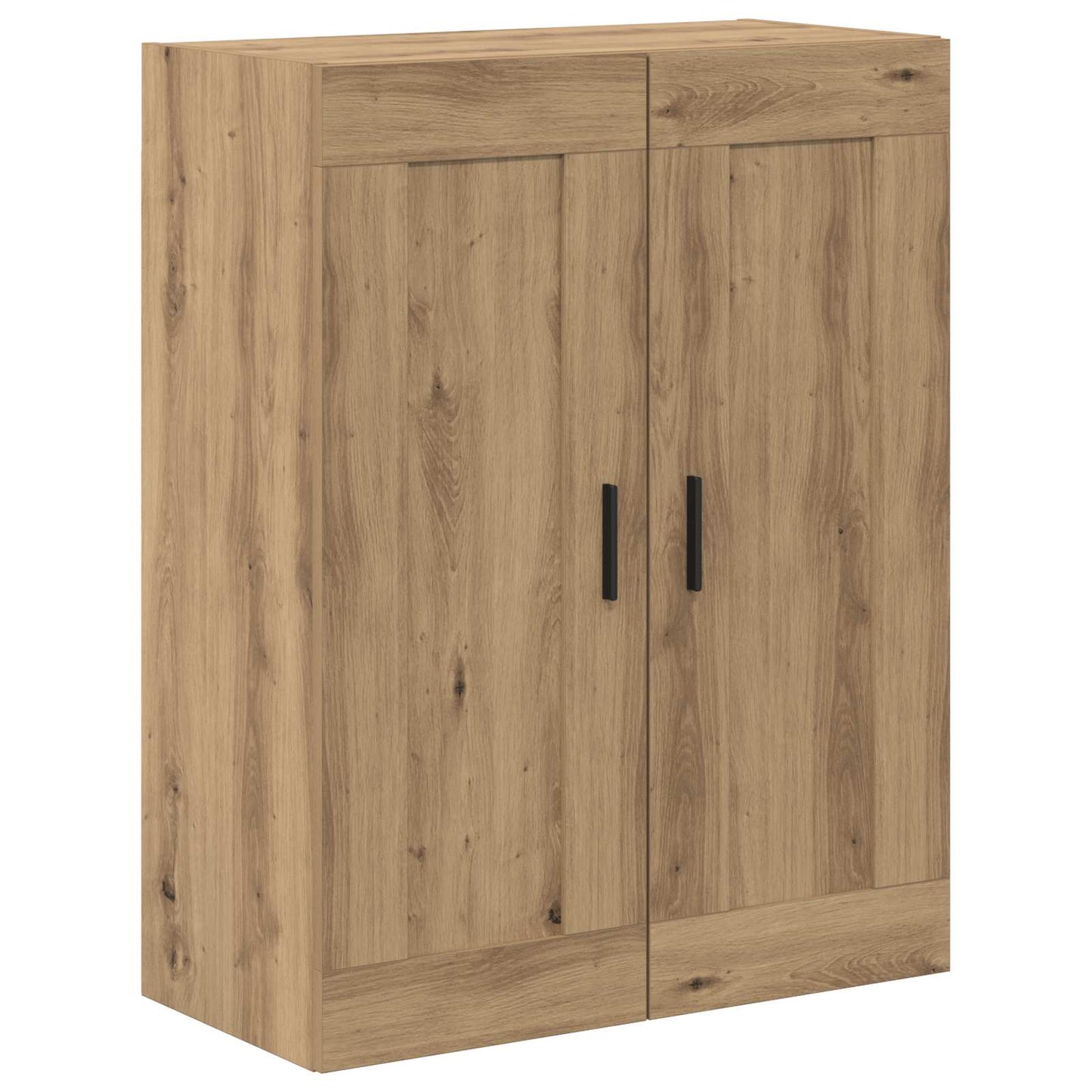 vidaXL Highboard με συρτάρι 2 pcs Artisan Oak Σύνθετο Ξύλο και Γυαλί