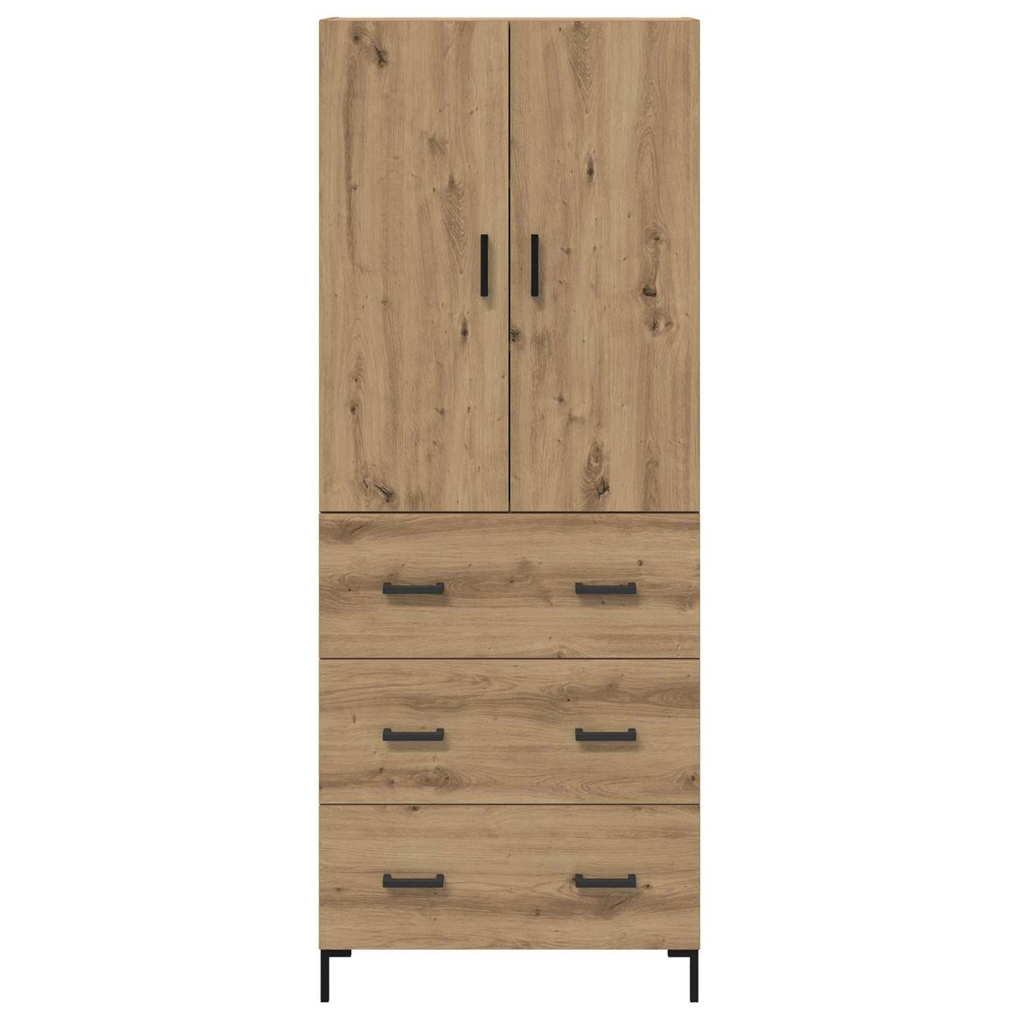 vidaXL Highboard Artisan Oak 69,5 x 34 x 180 εκ. Επεξεργασμένο ξύλο