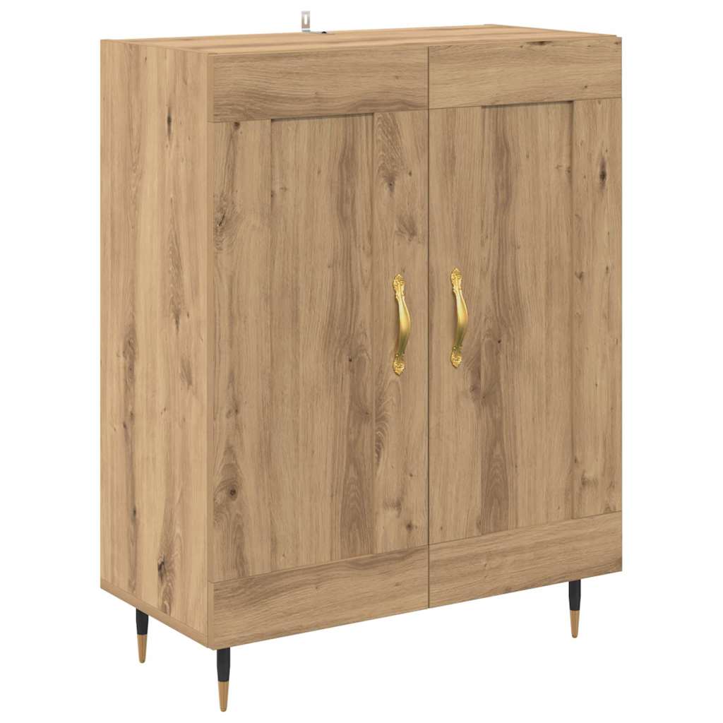 vidaXL Highboard Επιτοίχιο 2 pcs Artisan Oak 69,5 x 34 x 180 εκ.