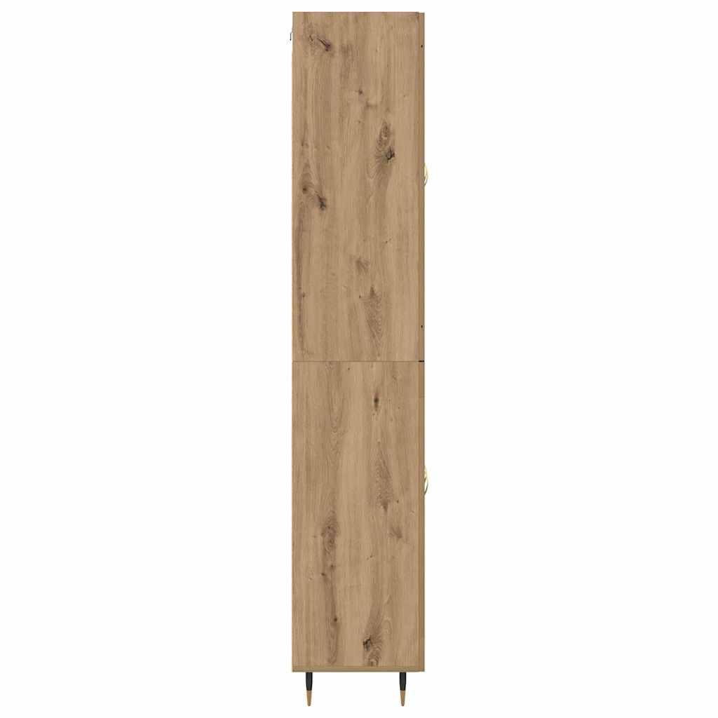 vidaXL Highboard Επιτοίχιο 2 pcs Artisan Oak 69,5 x 34 x 180 εκ.