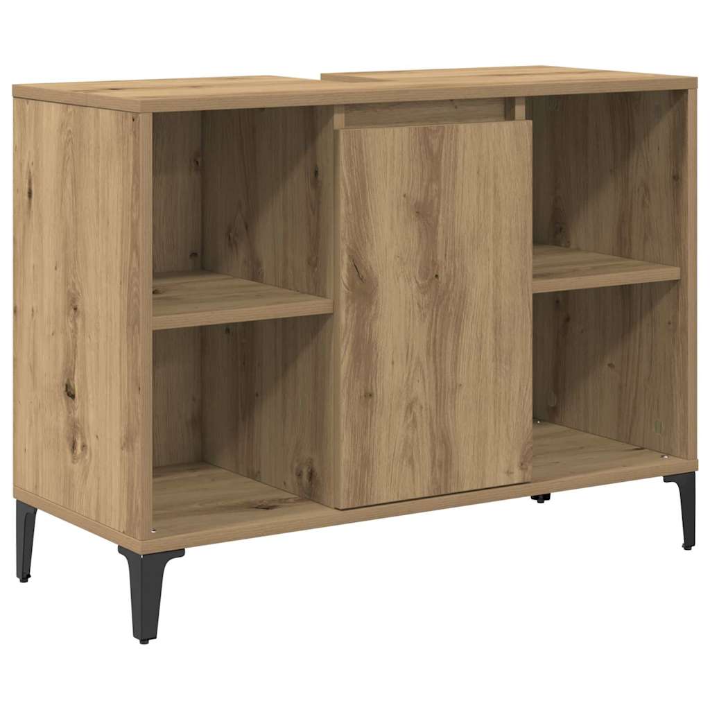 vidaXL Σετ Επίπλων Μπάνιου 3 pcs Artisan Oak Επεξεργασμένο ξύλο