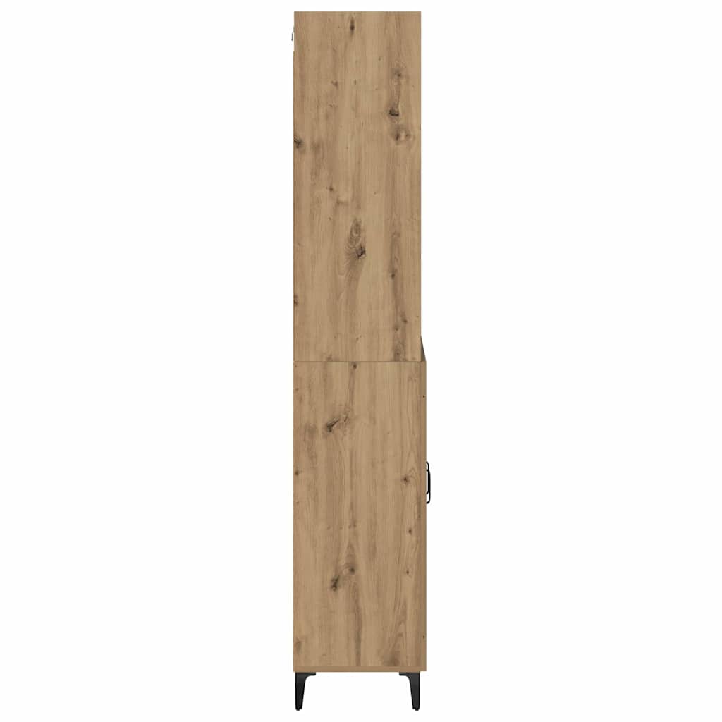 vidaXL Highboard Artisan Oak 69,5 x 34 x 180 εκ. Επεξεργασμένο ξύλο