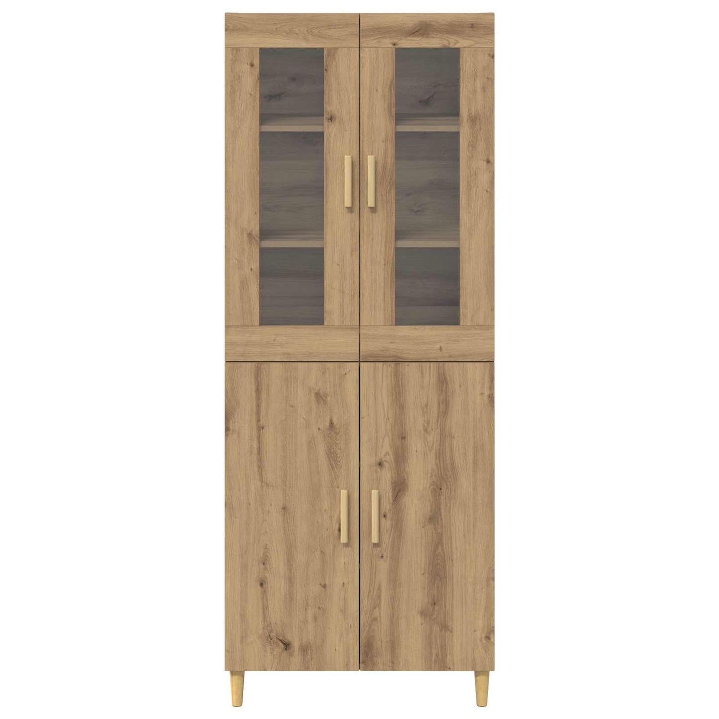 vidaXL Highboard Artisan Oak 69,5 x 34 x 180 εκ.