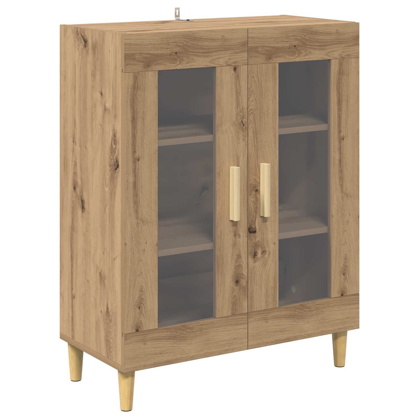 vidaXL Highboard Artisan Oak 69,5 x 34 x 180 εκ. Επεξεργασμένο ξύλο