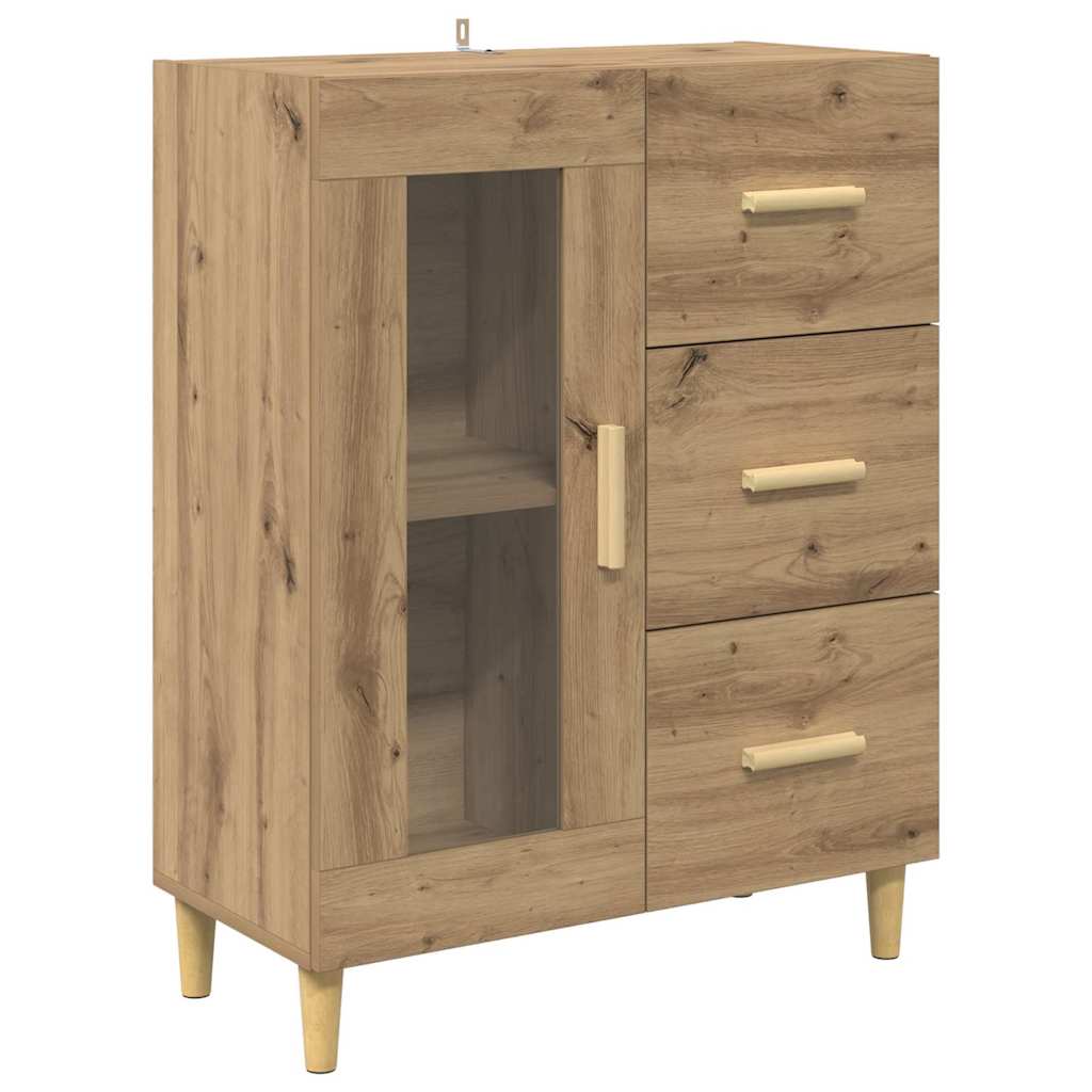 vidaXL Highboard Artisan Oak 69,5 x 32,5 x 180 εκ Επεξεργασμένο ξύλο