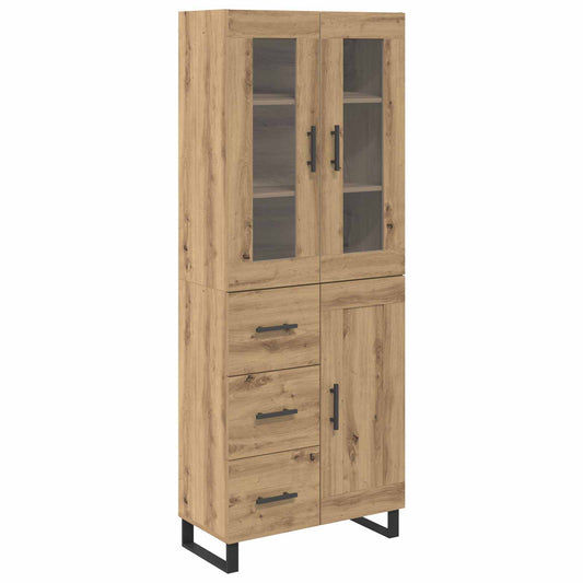 vidaXL Highboard 2 τμχ. Artisan Oak 69,5 x 34 x 180 εκ.