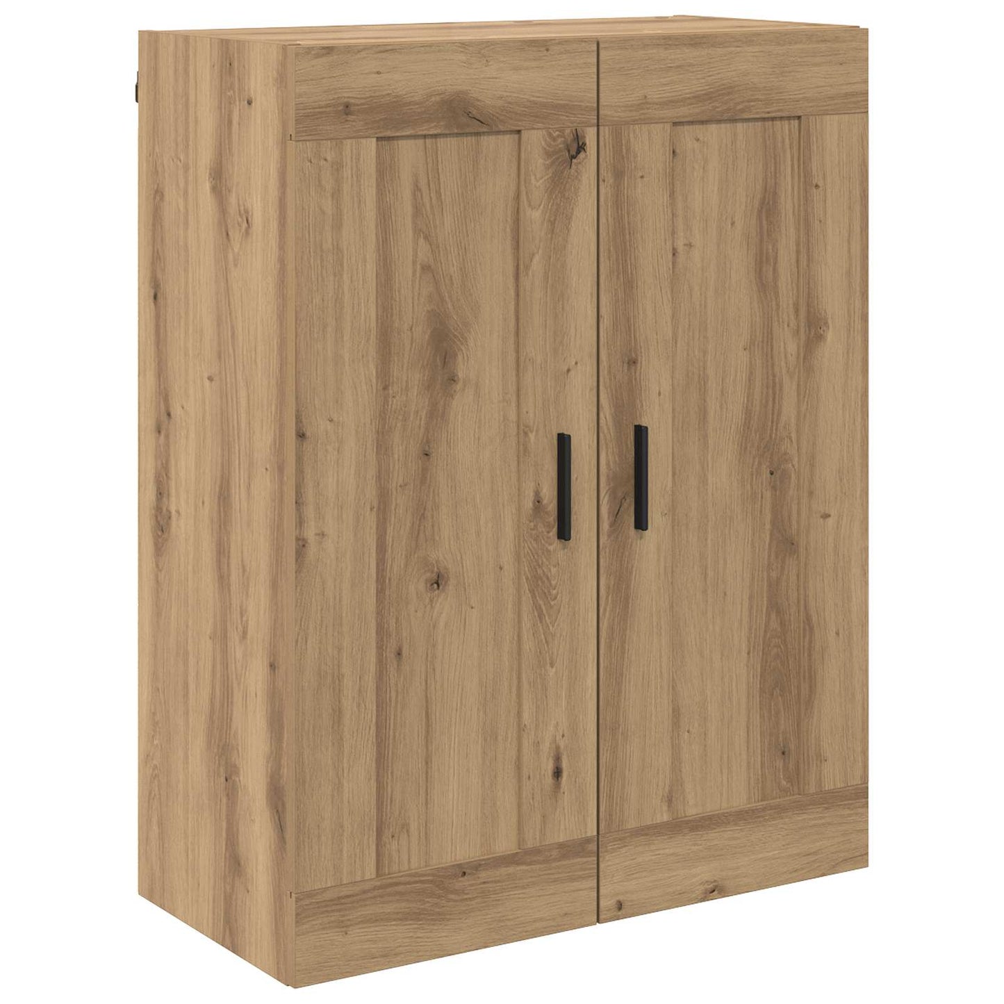 vidaXL Highboard 2 pcs Artisan Oak Σύνθετο Ξύλο και Γυαλί