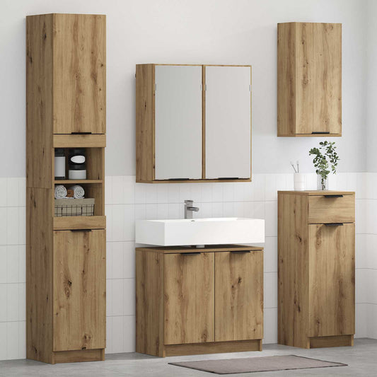 vidaXL Σετ Επίπλων Μπάνιου 4 τμχ. Artisan Oak 64,5 x 33,5 x 59 εκ.