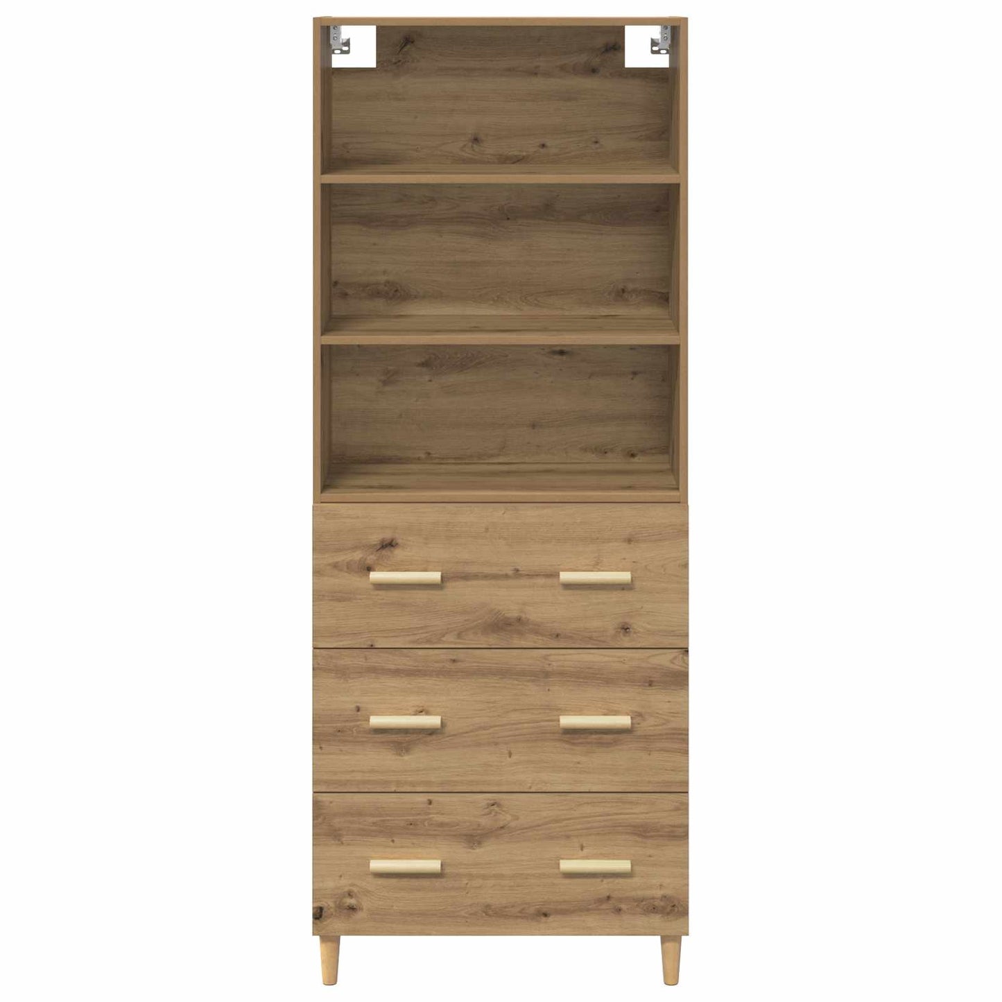 vidaXL Highboard Artisan Oak 69,5 x 32,5 x 180 εκ Επεξεργασμένο ξύλο