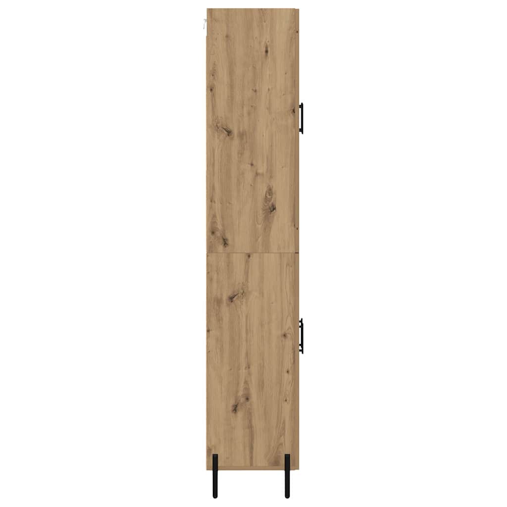 vidaXL Highboard Artisan Oak 69,5 x 34 x 180 εκ. Επεξεργασμένο ξύλο