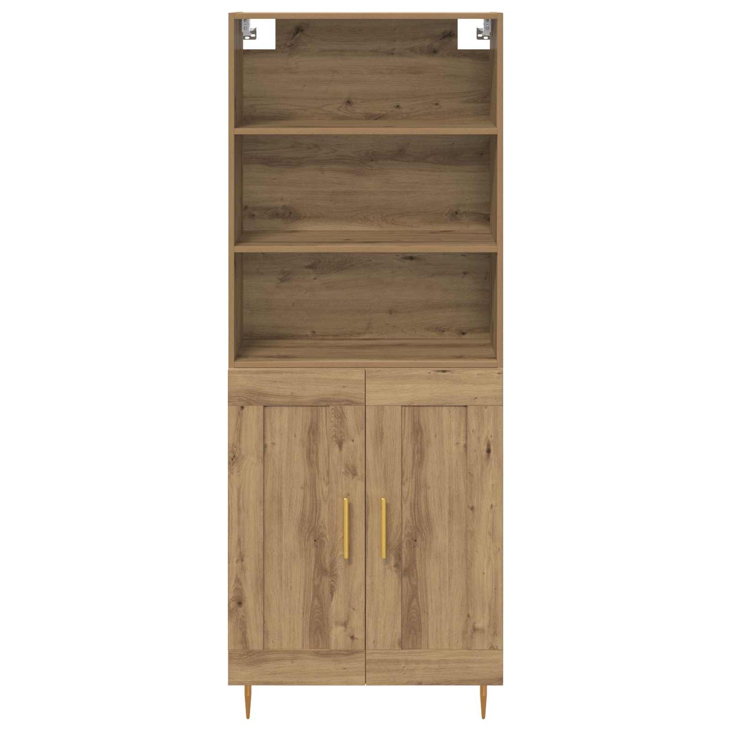 vidaXL Highboard Artisan Oak 69,5 x 34 x 180 εκ. Επεξεργασμένο ξύλο