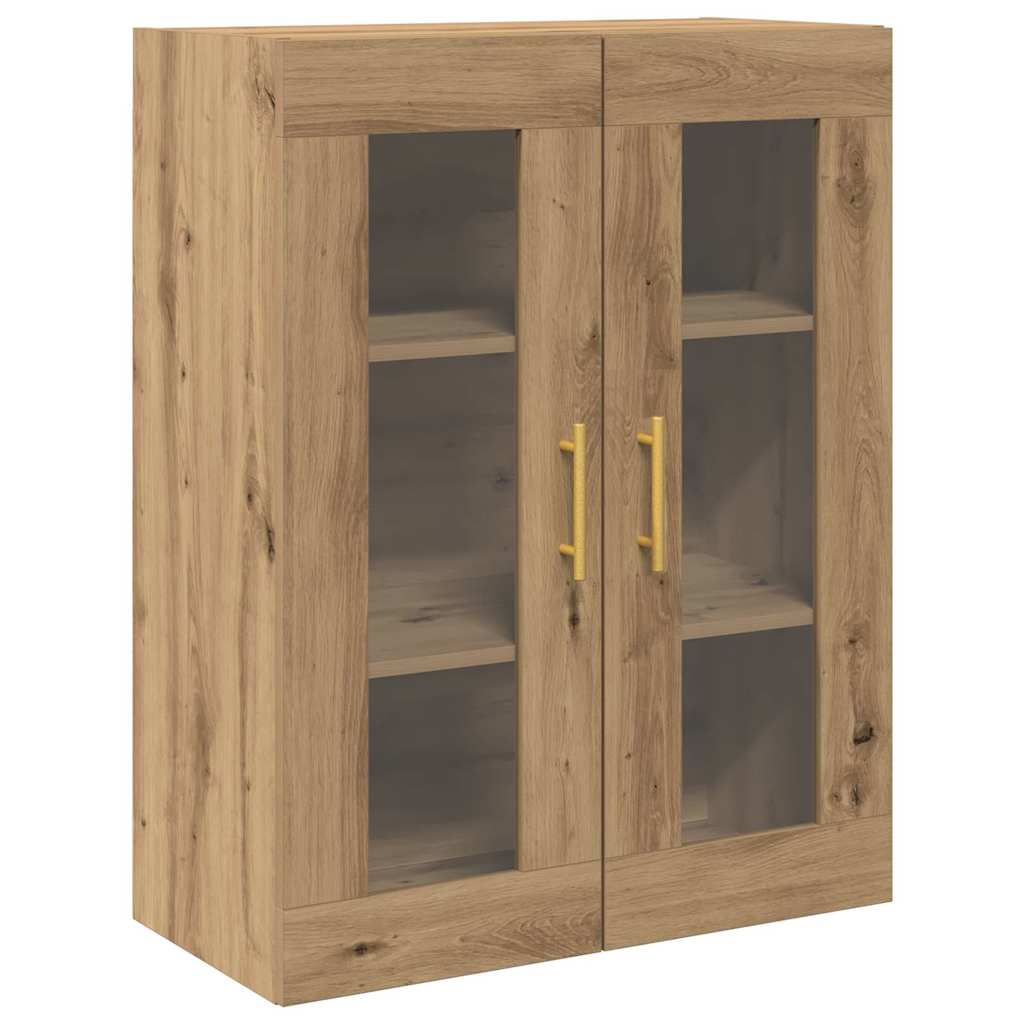 vidaXL Highboard με συρτάρι 2 pcs Artisan Oak Επεξεργασμένο ξύλο