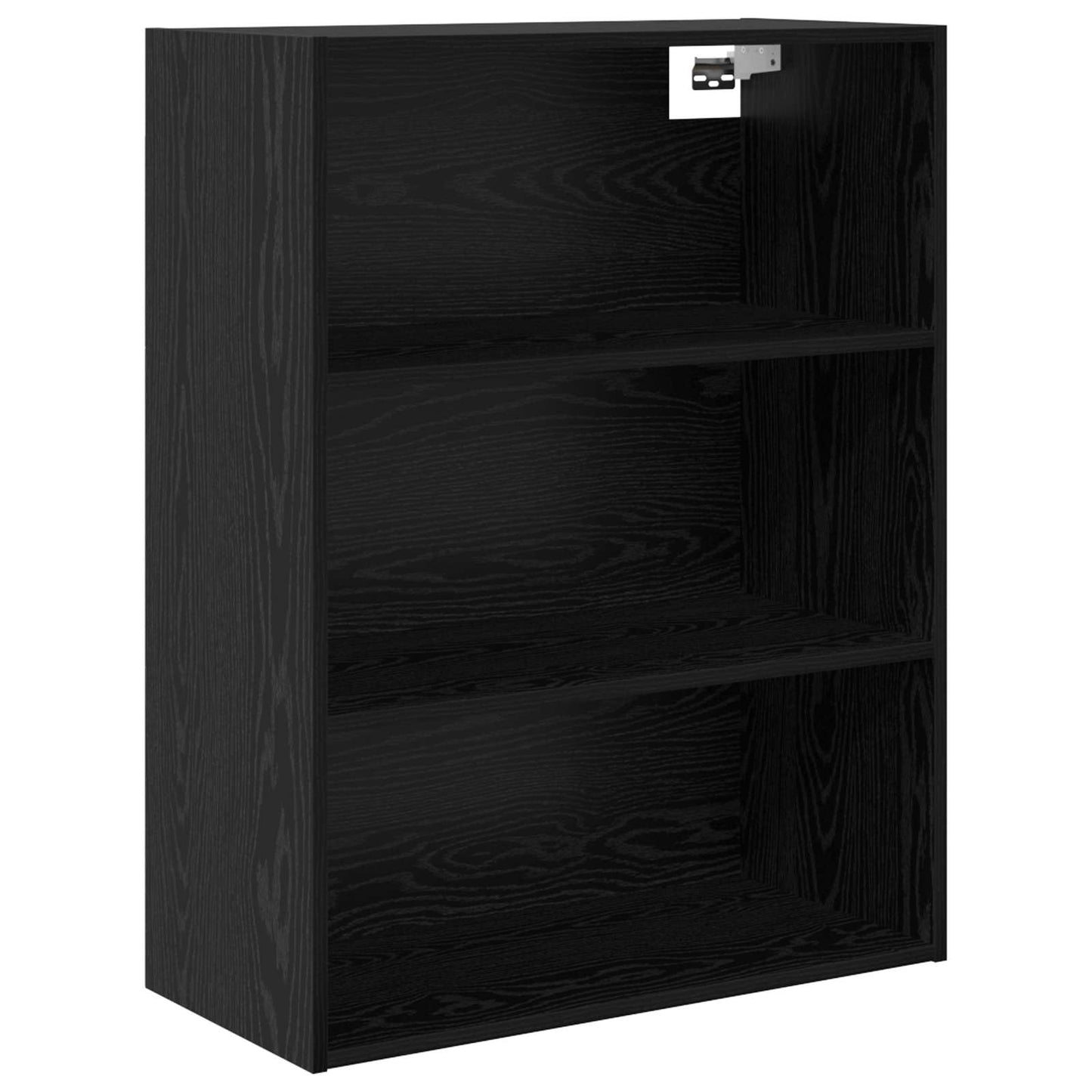 vidaXL Highboard Μαύρη δρυς 69,5 x 34 x 180 εκ. Επεξεργασμένο ξύλο