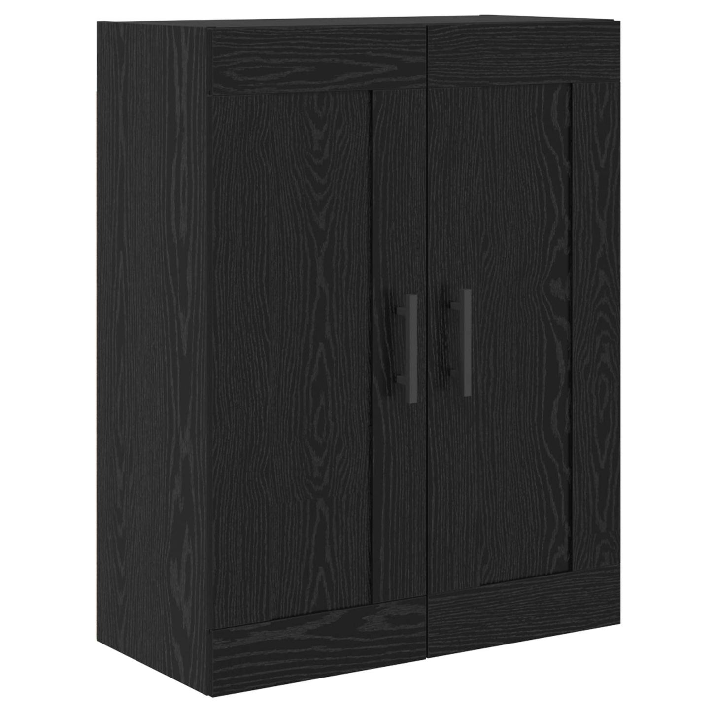 vidaXL Highboard Μαύρη Οξυά 69,5 x 34 x 180 εκ. Επεξεργασμένο ξύλο