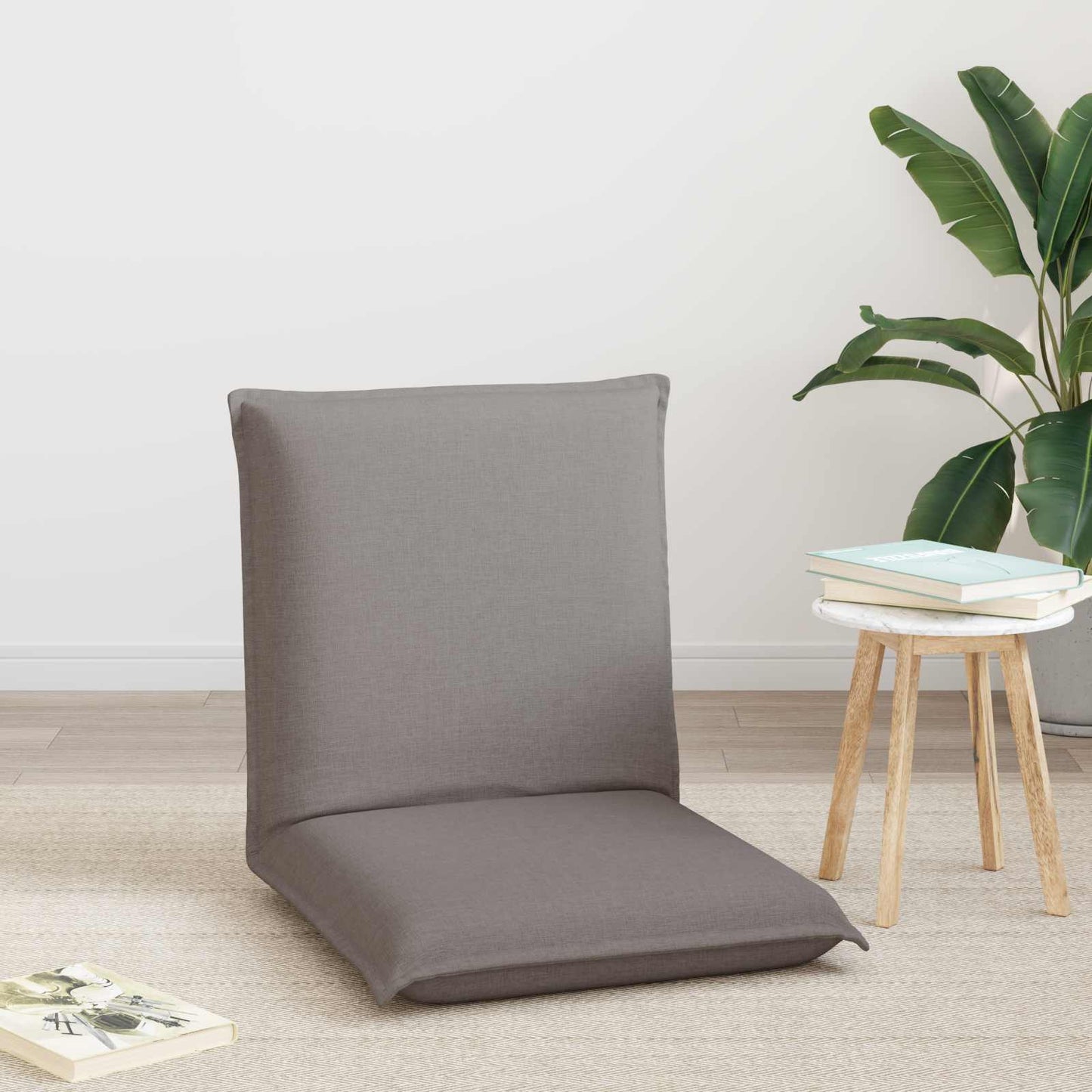 vidaXL Καρέκλα Δαπέδου Taupe 54 x 64 x 59 εκ. ύφασμα