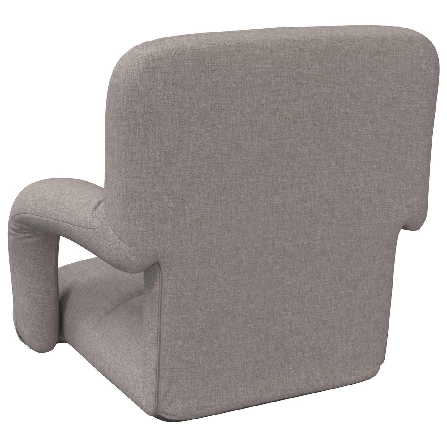 vidaXL Ρυθμιζόμενη Πολυθρόνα Δαπέδου Taupe 58 x 62 x 58 εκ Ύφασμα