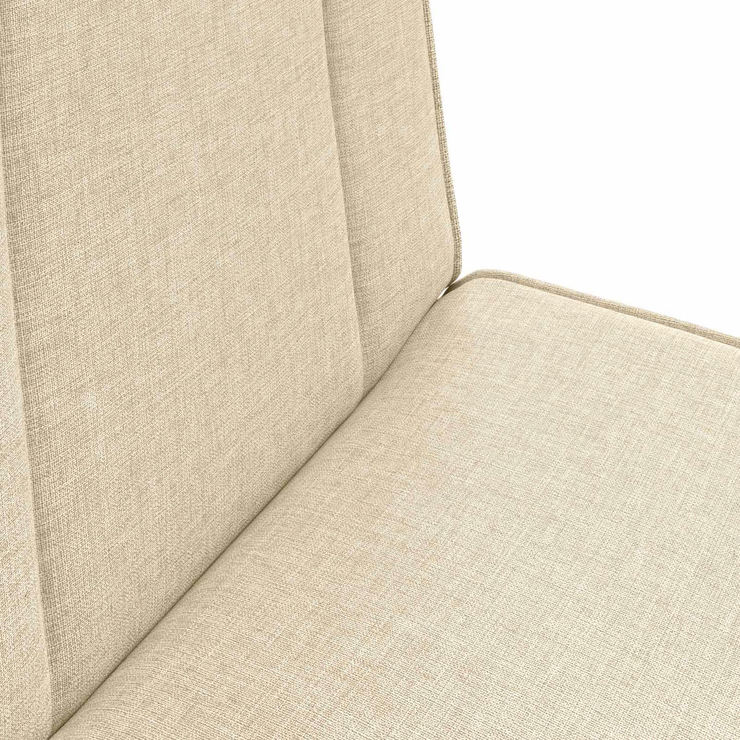 vidaXL Καρέκλα Δαπέδου Κρεμ 50 x 73 x 60 εκ ύφασμα