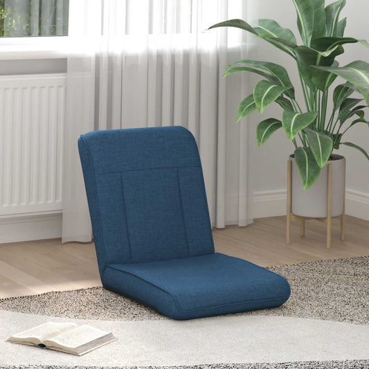 vidaXL Καρέκλα Δαπέδου Μπλε 50 x 73 x 60 εκ ύφασμα