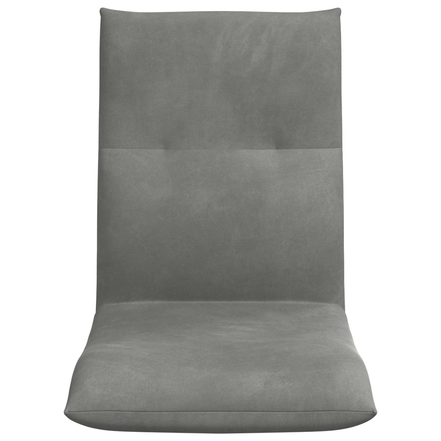 vidaXL Καρέκλα Δαπέδου Σκούρο Γκρι 46 x 50 x 61 εκ. Βελούδο
