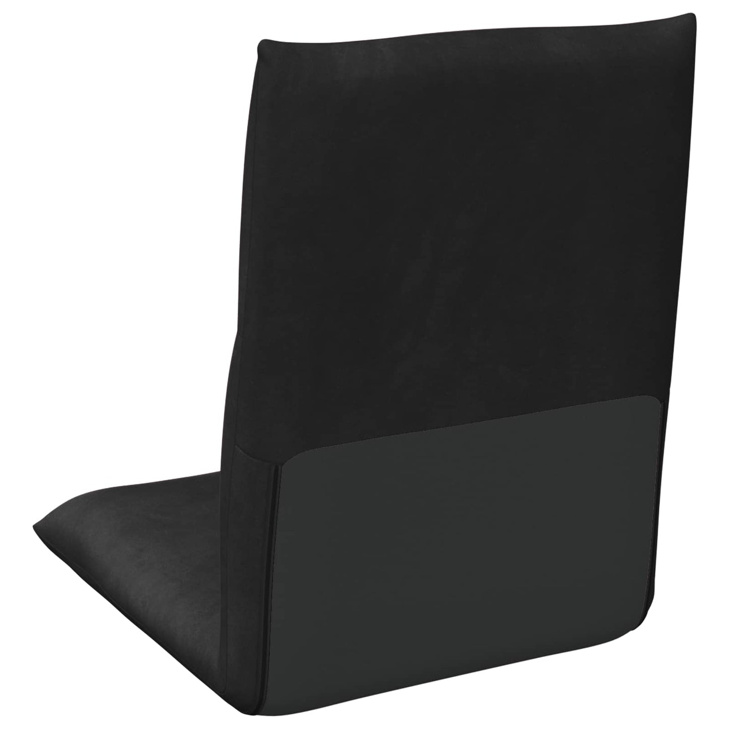 vidaXL Καρέκλα Δαπέδου Μαύρο 46 x 50 x 61 εκ. Βελούδο