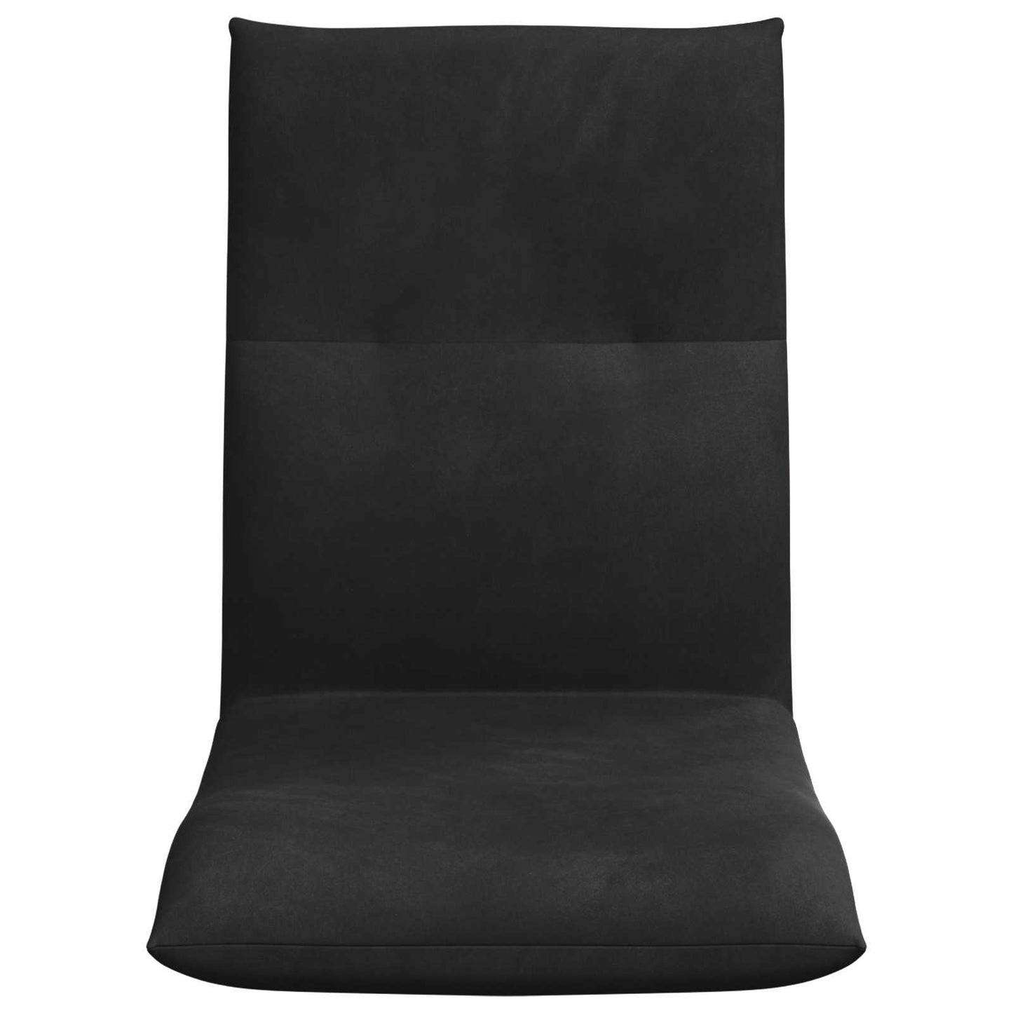 vidaXL Καρέκλα Δαπέδου Μαύρο 46 x 50 x 61 εκ. Βελούδο