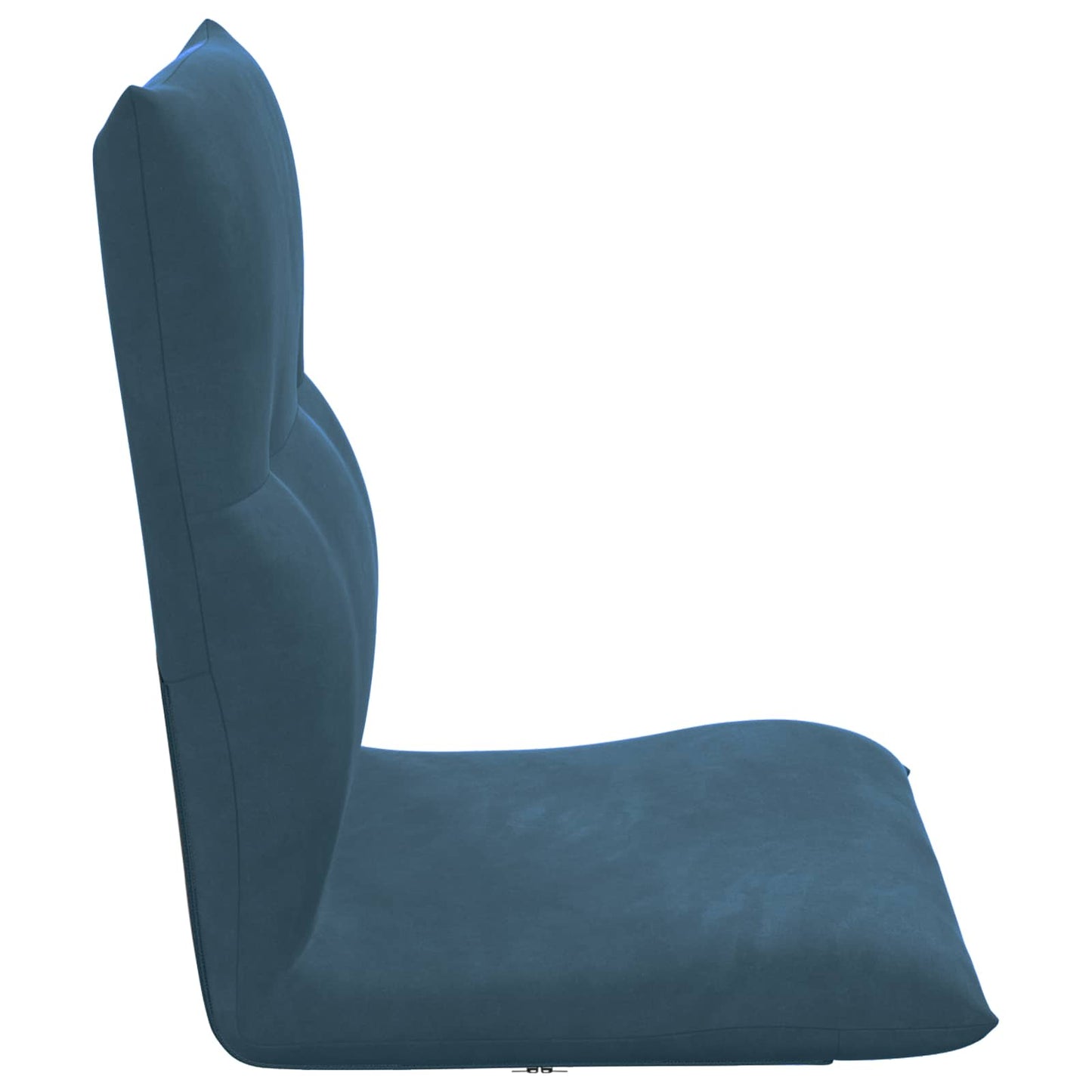 vidaXL Καρέκλα Δαπέδου Μπλε 46 x 50 x 61 εκ. Βελούδο