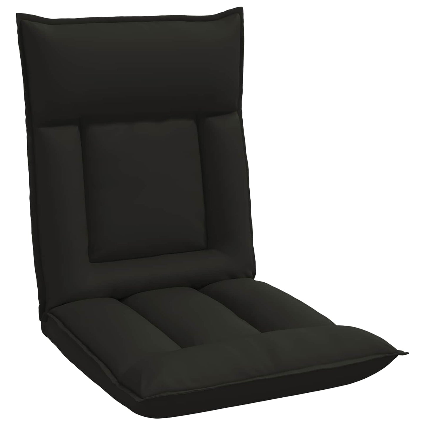 vidaXL Καρέκλα Δαπέδου Μαύρο 55 x 61 x 70 εκ Τεχνητό Δέρμα