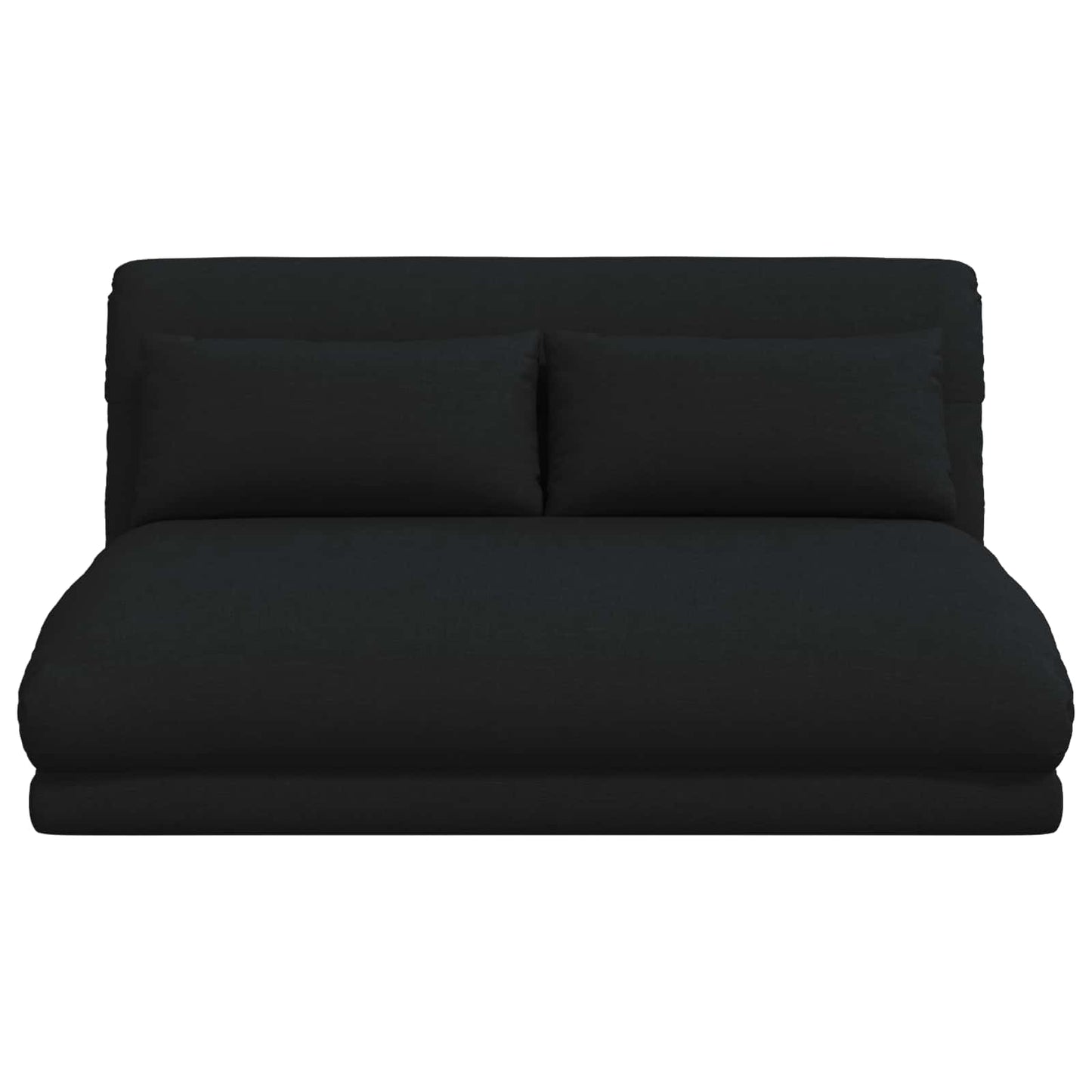 vidaXL Καρέκλα Δαπέδου Μαύρο 110 x 82 x 55 εκ ύφασμα